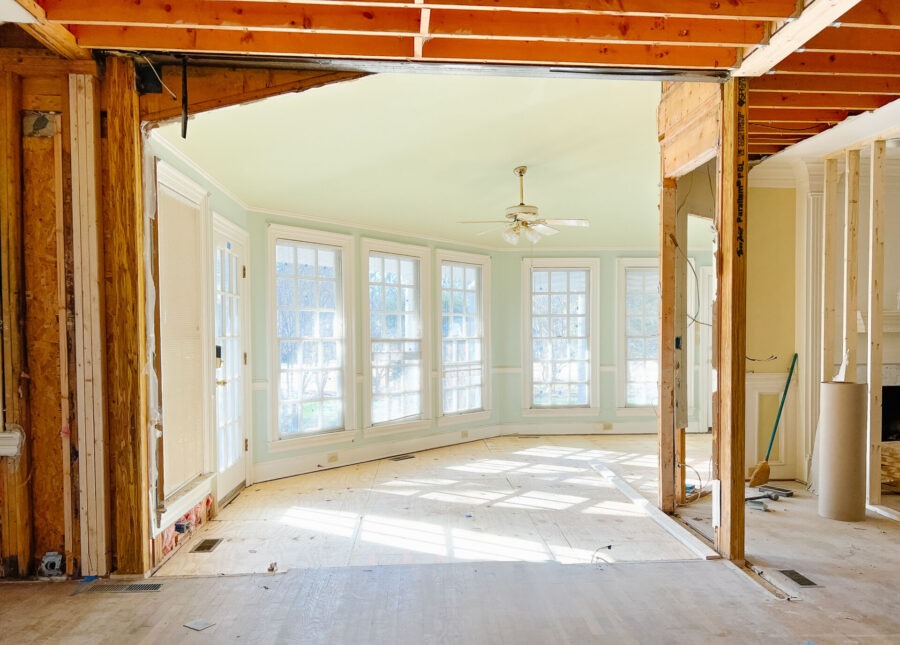 kitchen renovation - sunroom