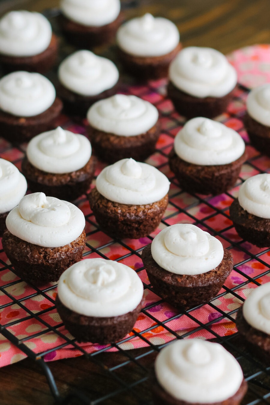 Easter Brownies with frosting