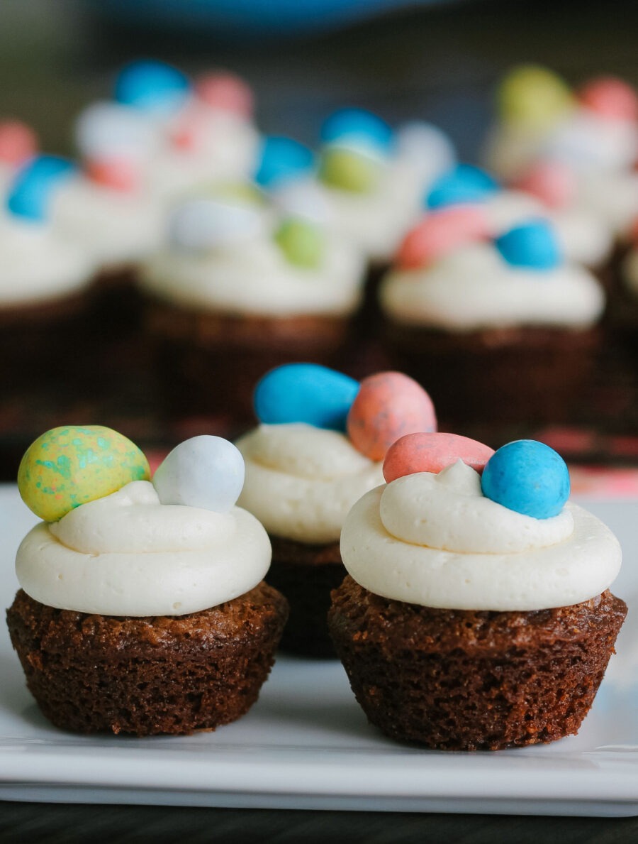 Easter Egg Nest Brownies