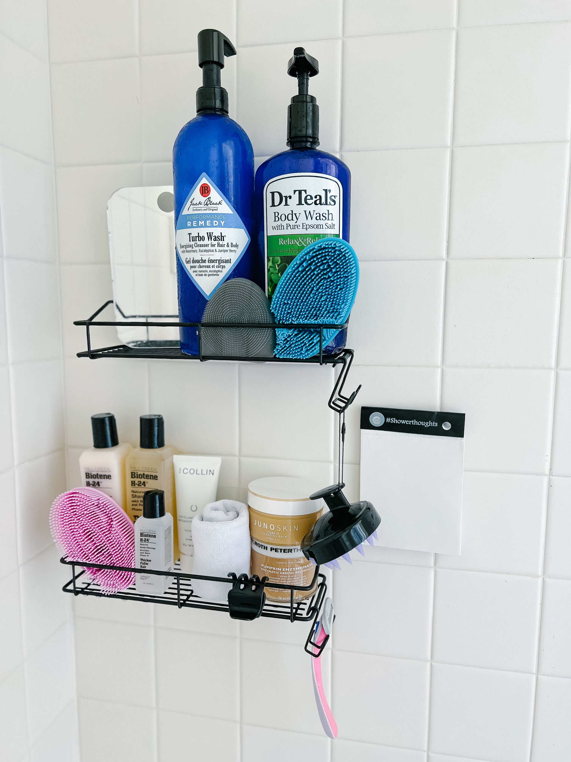 Bronze - Shower Caddy with Soap Dish & Hooks (12) 