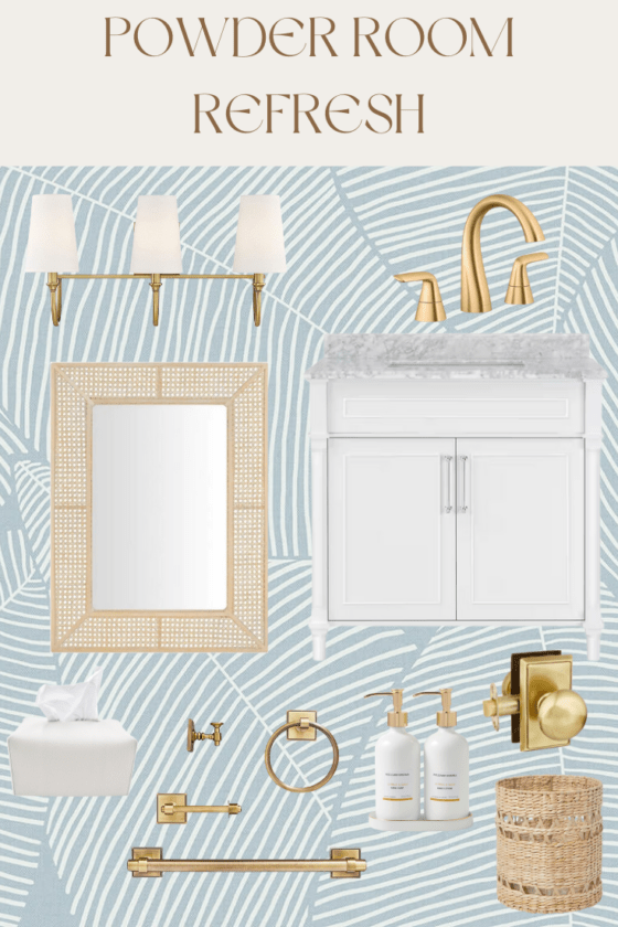 Powder Room Makeover Plans