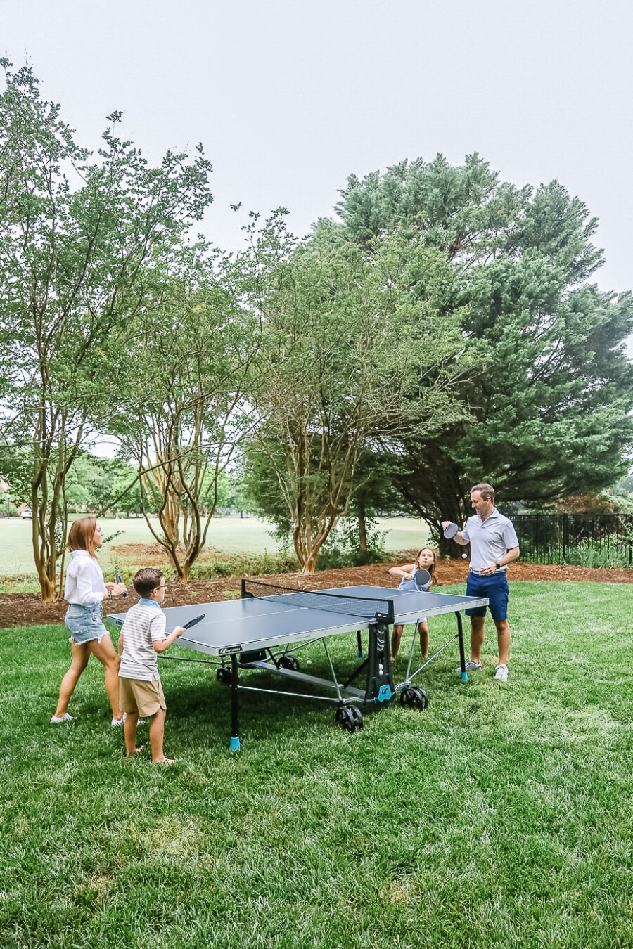 Family table tennis