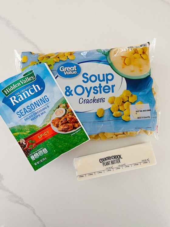 3 Ingredient Ranch Oyster Crackers