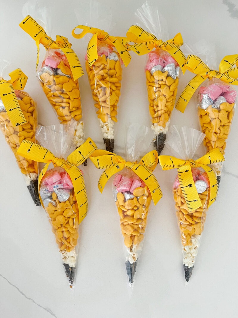 Easy School Snack Ideas: DIY Pencil Snack Bags