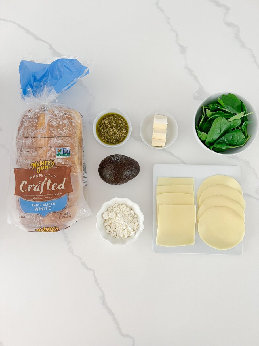 Fancy Grilled Cheese Ingredients