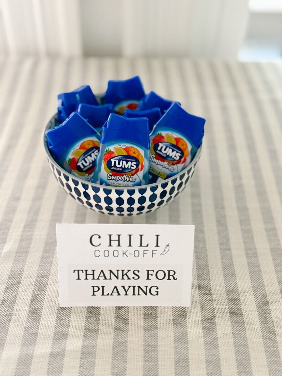 Chili Cook Off Party Favor