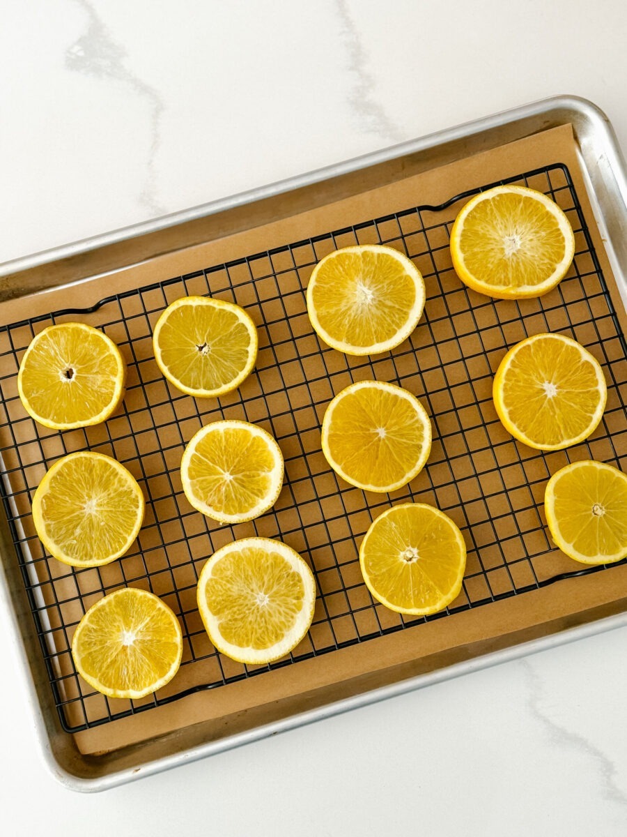 Oven Dried Orange Slices Prepped