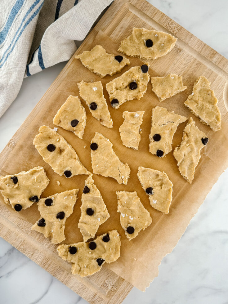 Protein Powder Cookie Dough Bark