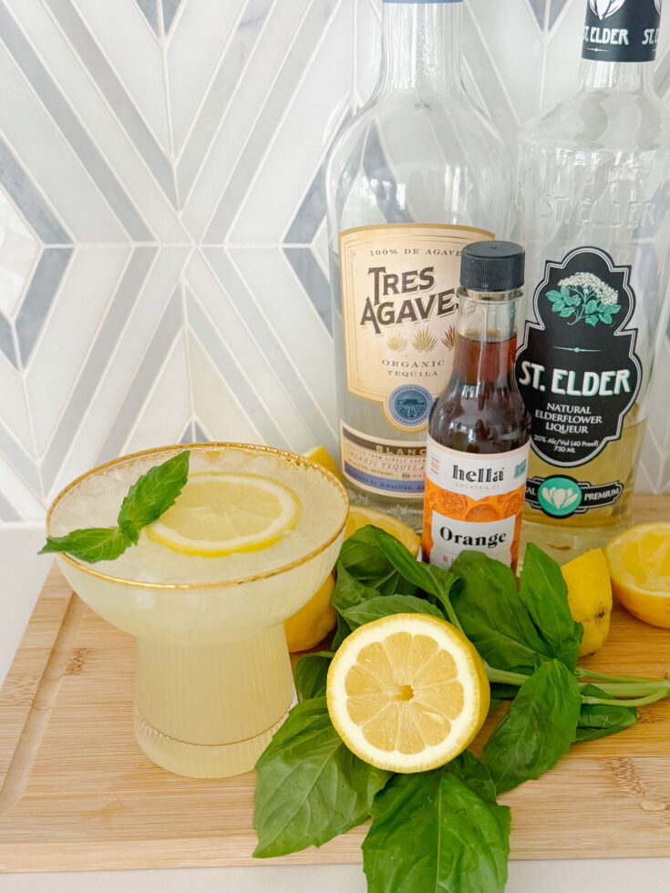 Basil & Lemon Margaritas
