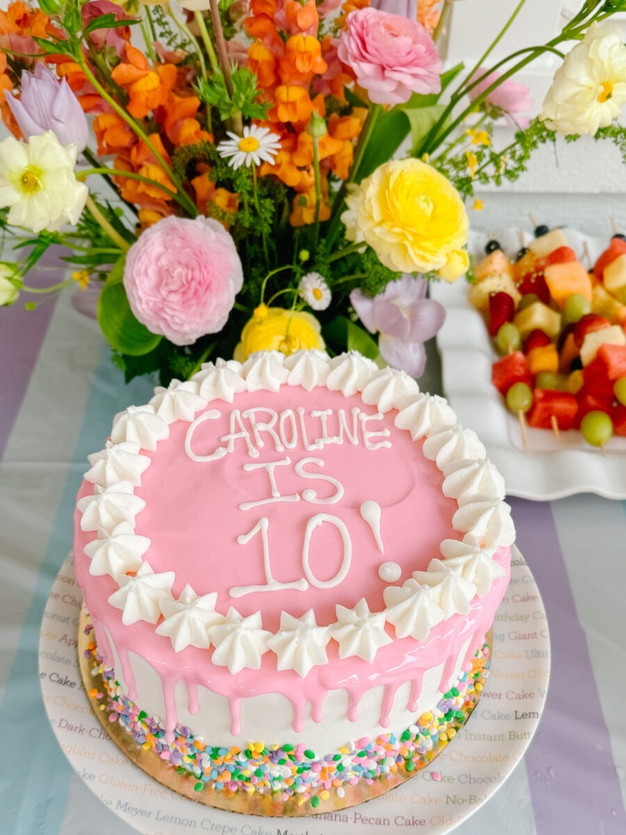 10th Birthday Party Cake