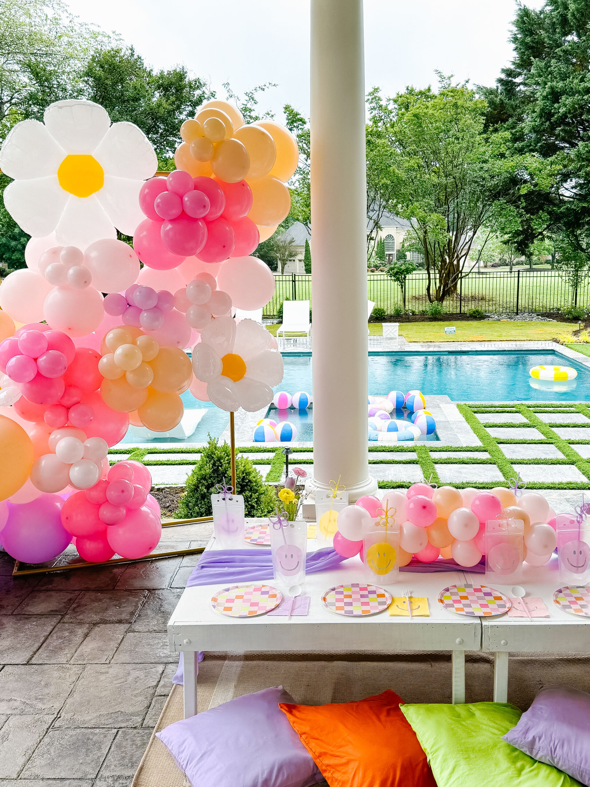Pool birthday party sales