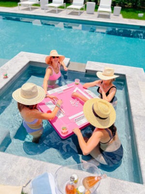 Mahjong Pool Set A Mahjong Summer Pool Party