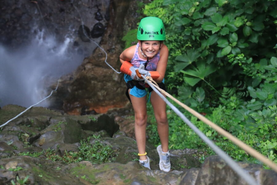 Family Trip to Costa Rica: Canyoning
