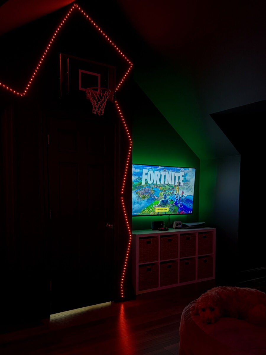 Gamer Room TV Area