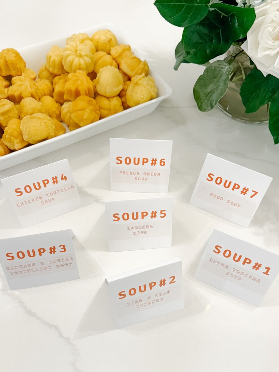 Soup Cook Off Soup Entries