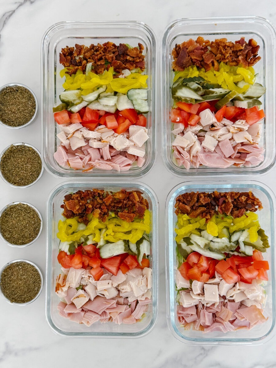 Sub In A Tub Meal Prep Lunch