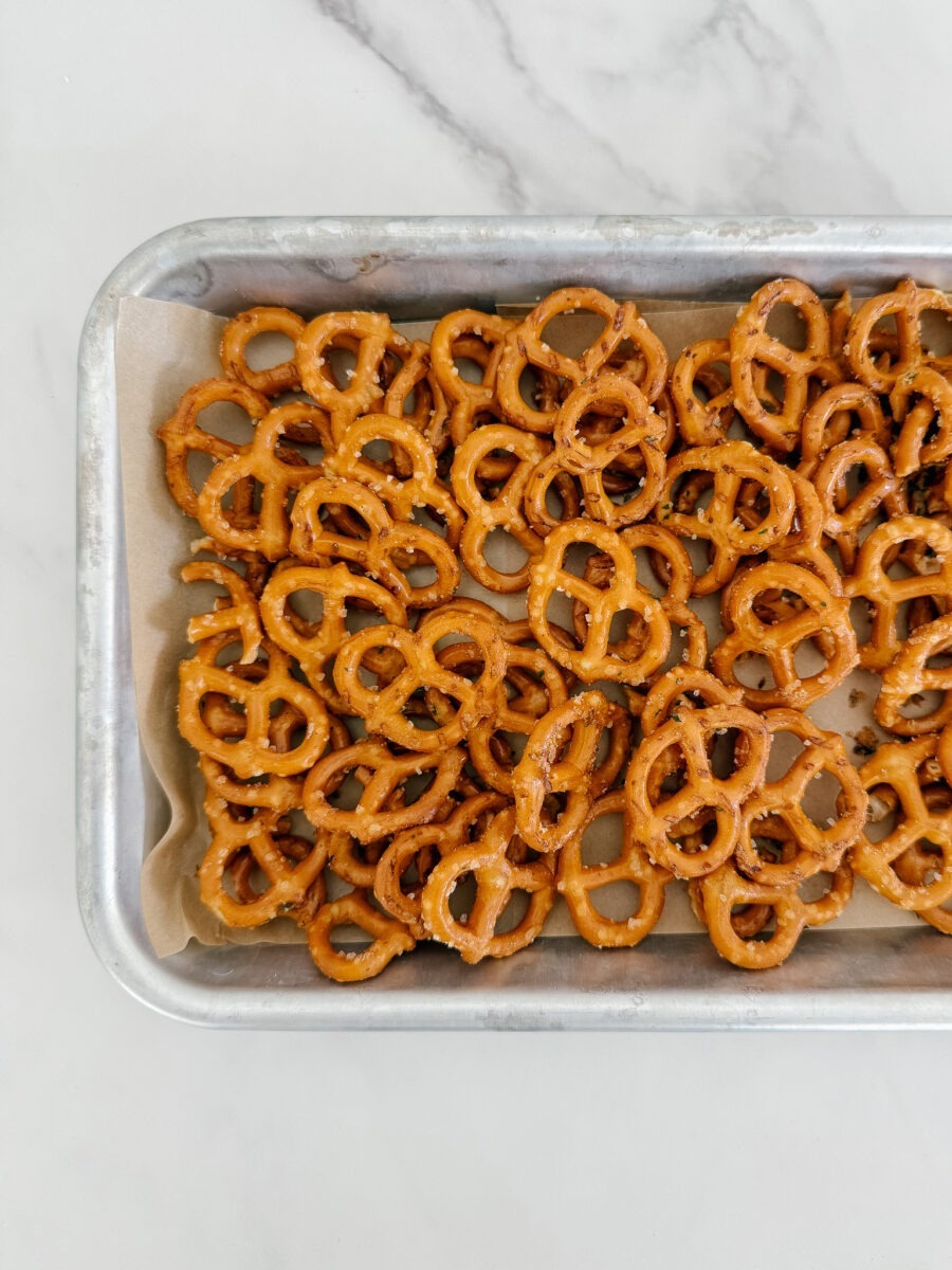 Baked Spicy Pretzels