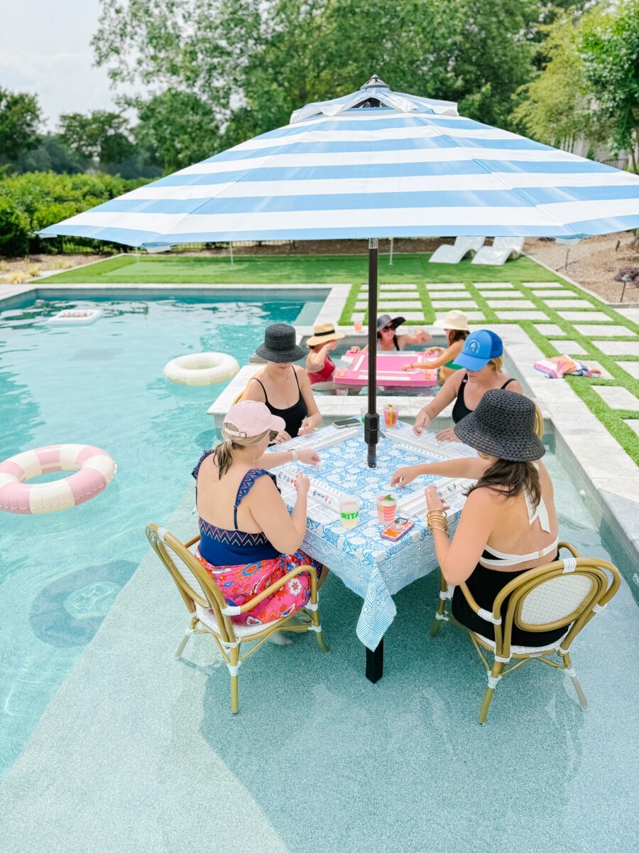 mahj pool party 