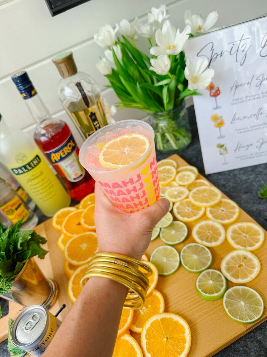 Make Your Own Spritz Bar with Signage 
