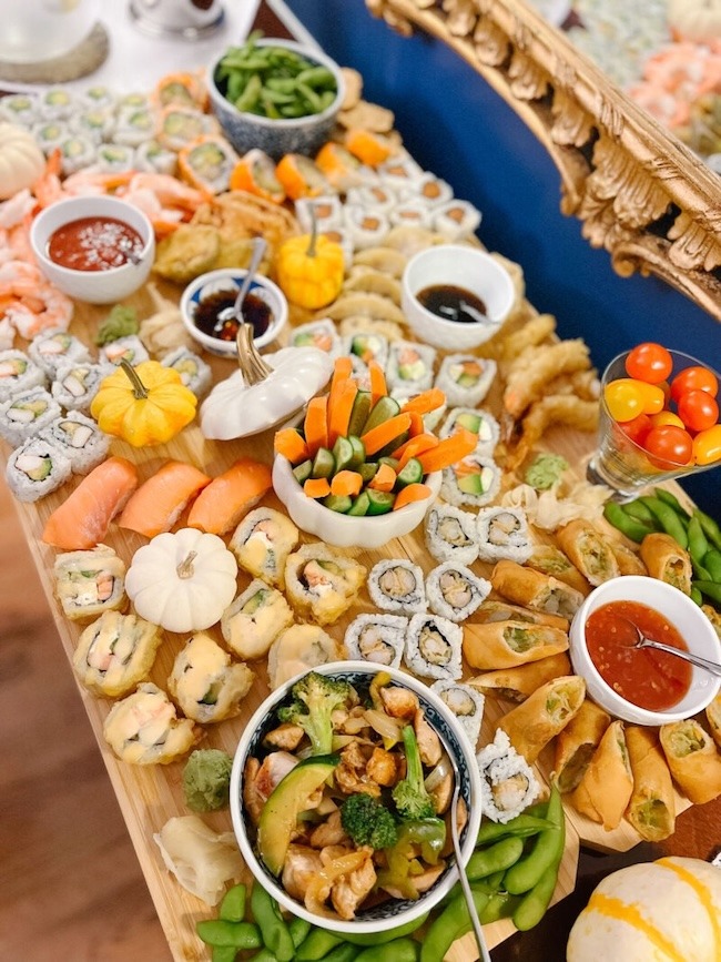 sushi takeout dinner club