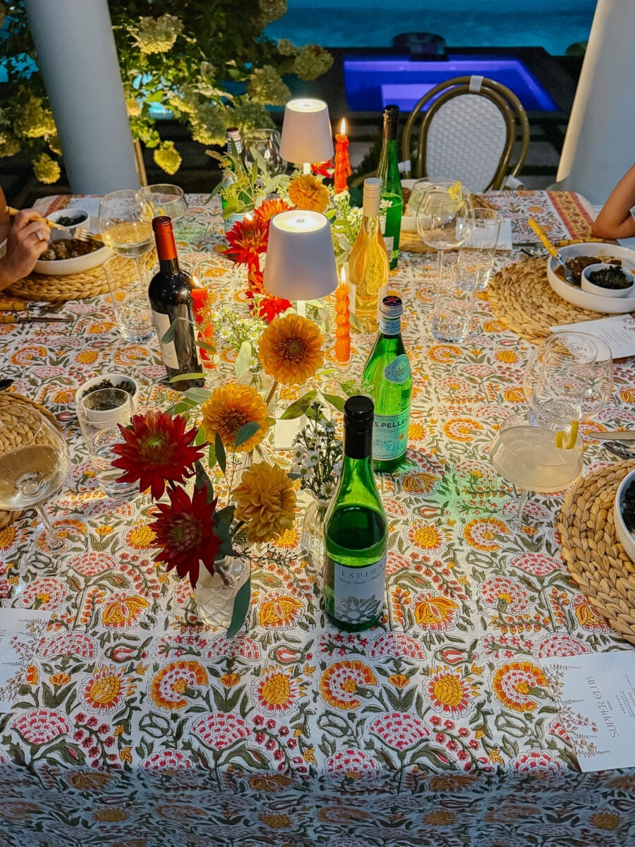 Autumn Table Setting Night