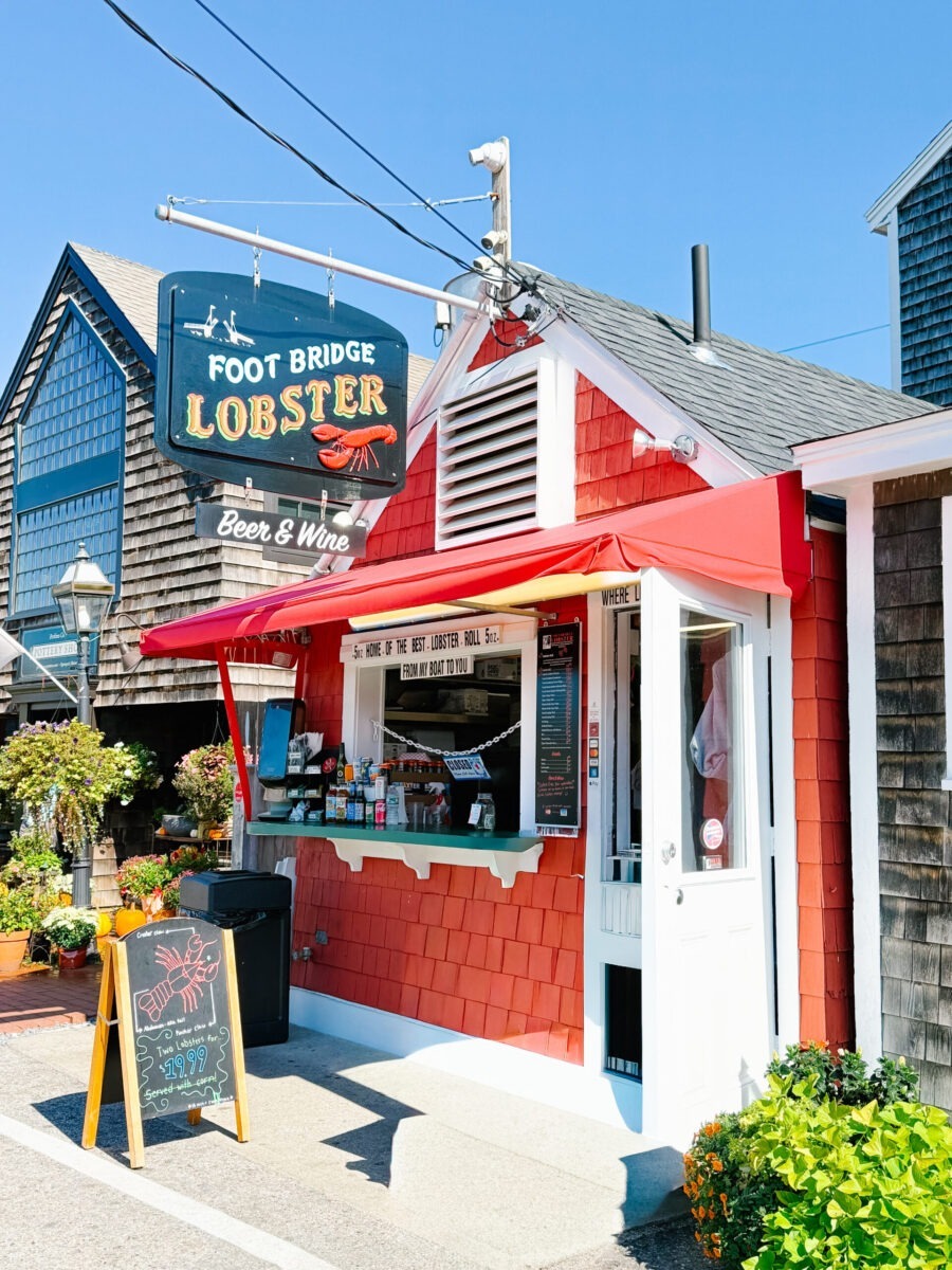 Fall In Maine Footbridge Lobster