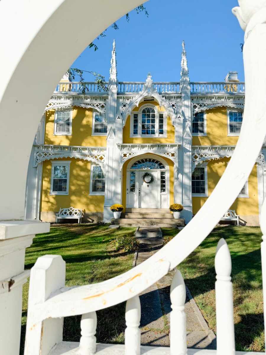 Fall In Maine The Wedding Cake House