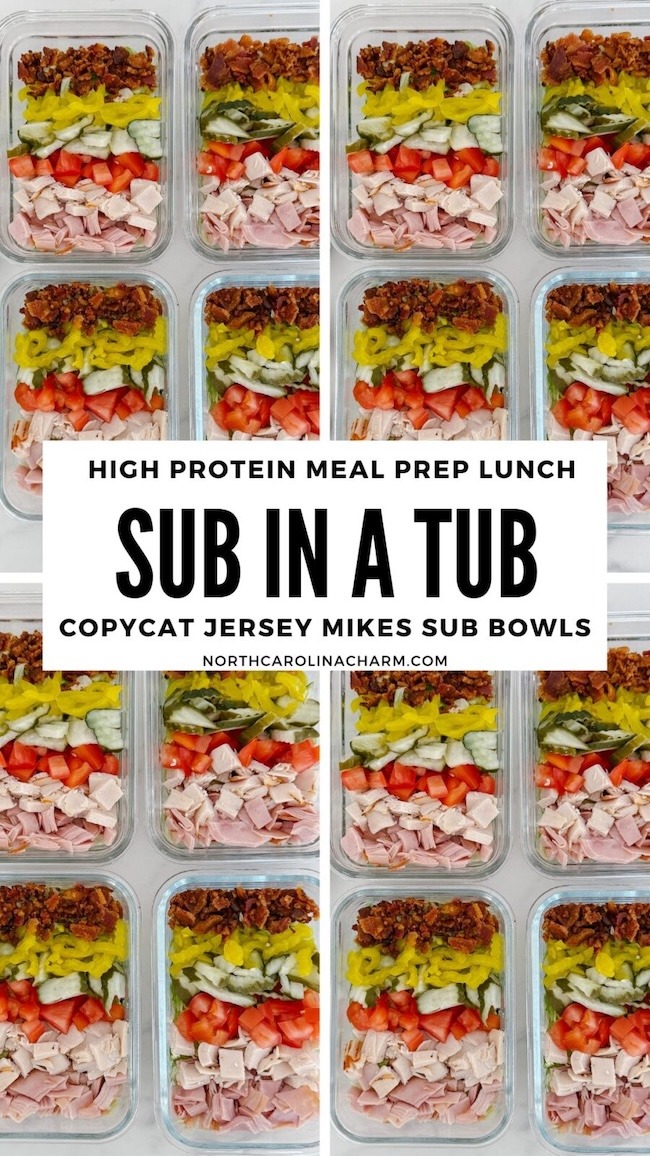 Sub In A Tub Jersey Mikes Bowls