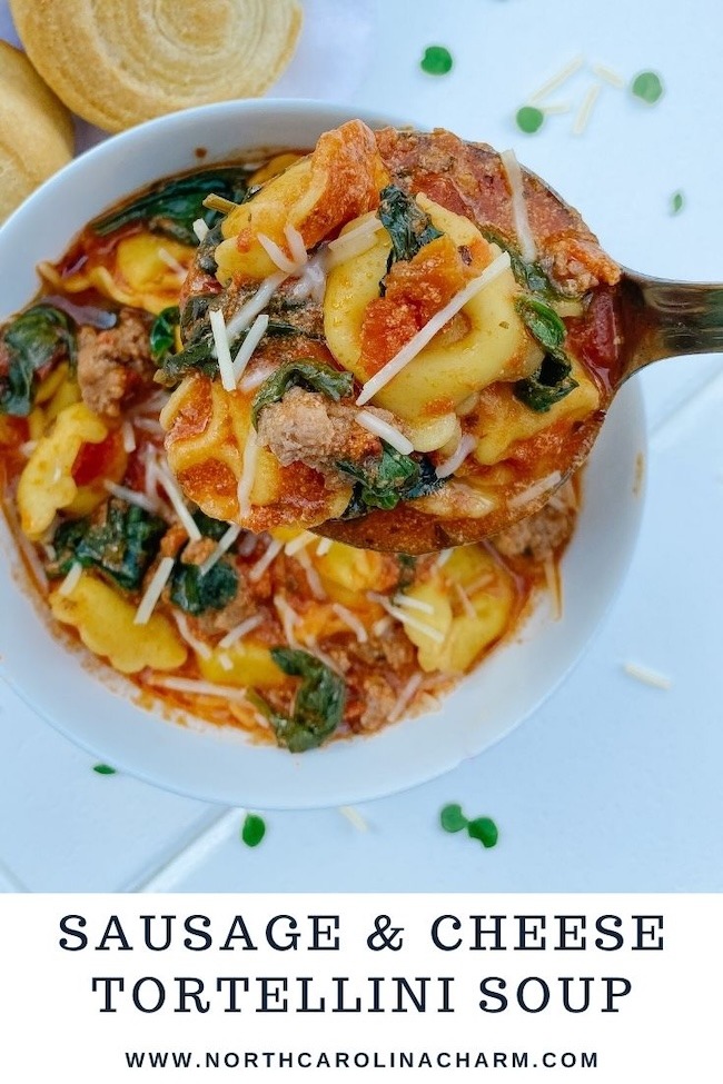 sausage and cheese tortellini soup