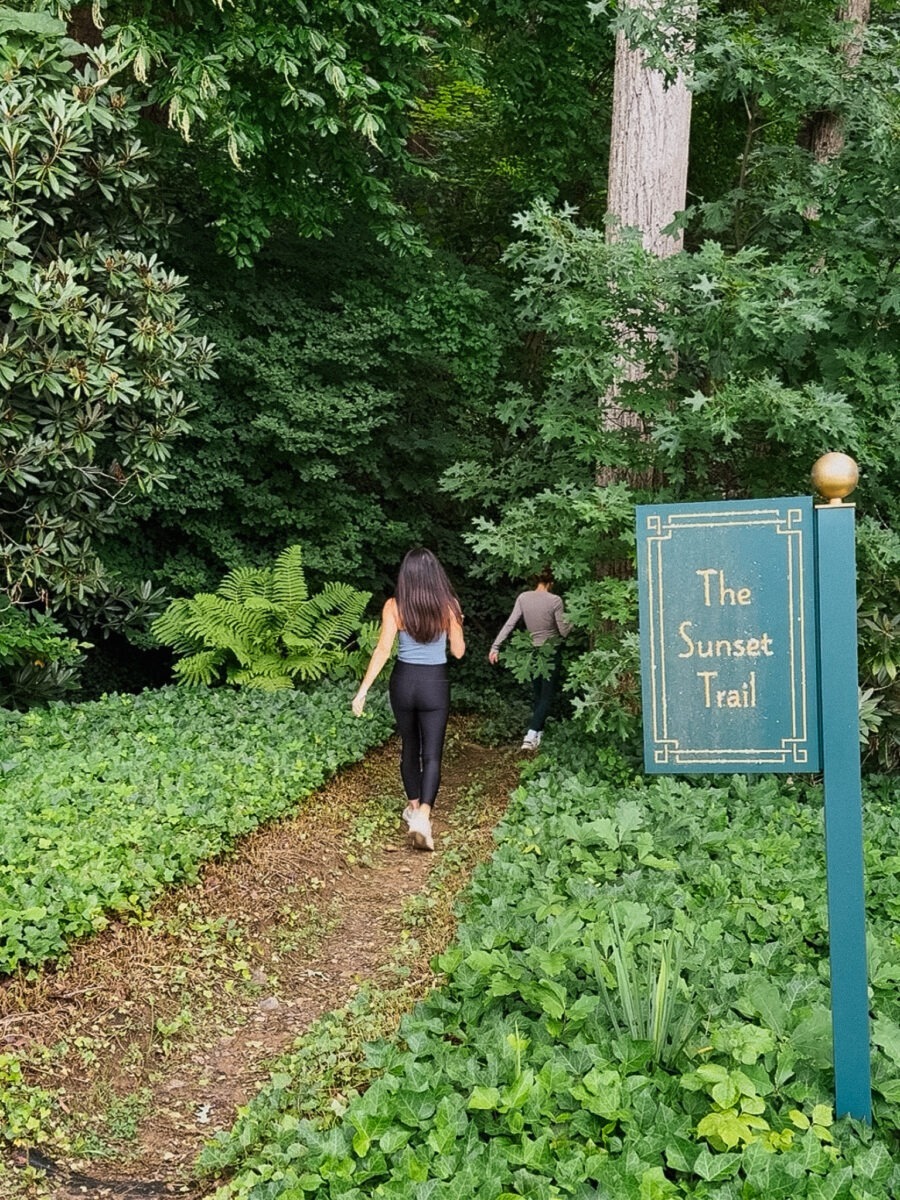Walking the Sunset Trail at the Omni Grove Park Inn